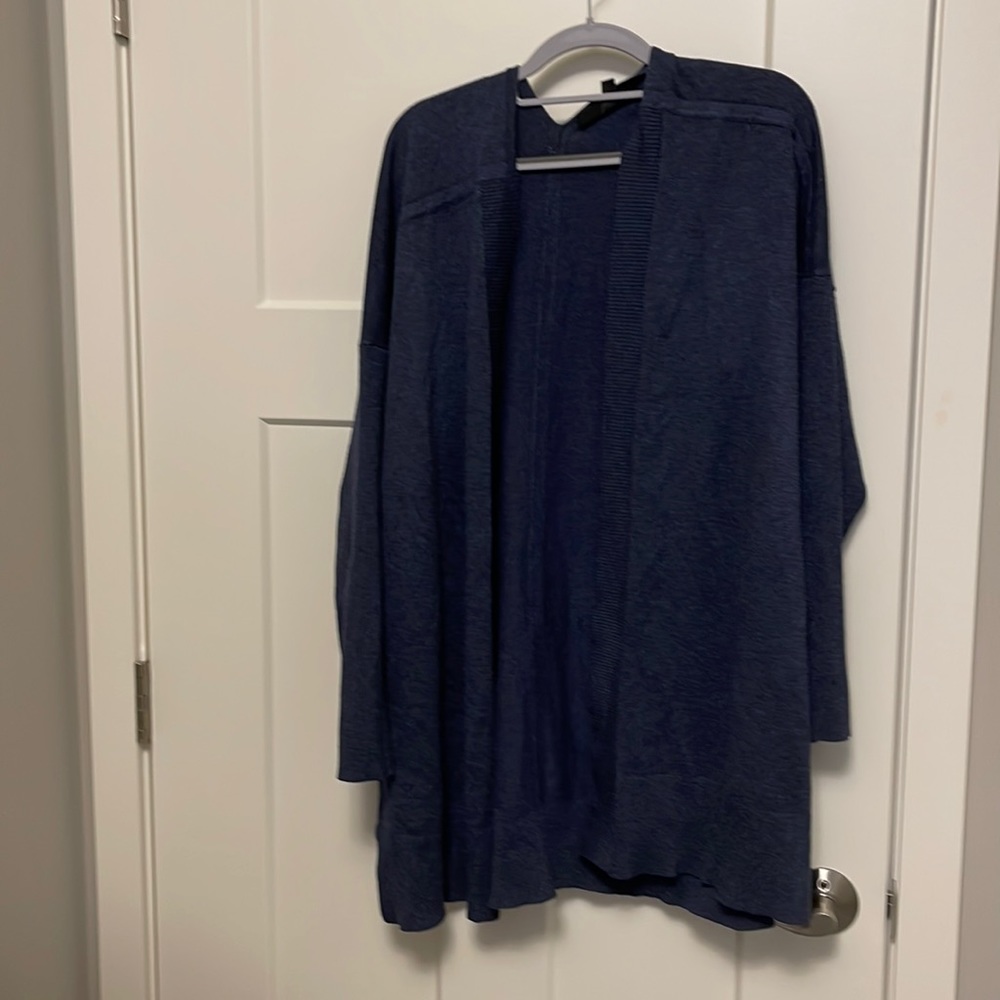 Navy cardigan
